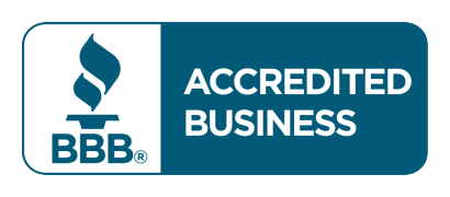 BBB Accredited Business logo, symbolizing trust and quality for Durafy's kitchen renovation services.